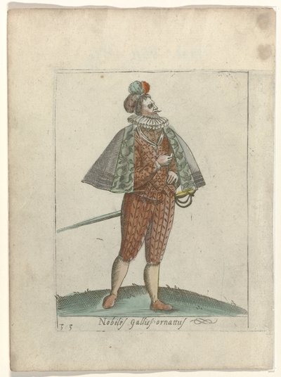 Nobilis Gallies ornattus
Diversarum nationum habitus (...) (título da série) de Anonymous