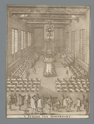 Abertura do Sínodo de Dordrecht, 1618
Sínodo de Dordrecht (título sobre o objecto) de Anonymous