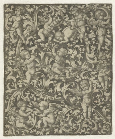 Ornamento com putti de Anonymous