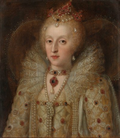 Retrato de Elizabeth I, Rainha de Inglaterra de Anonymous