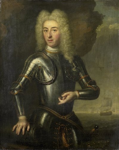Retrato de Hendrik Lijnslager, capitão do mar com o Almirantado de Amsterdã de Anonymous