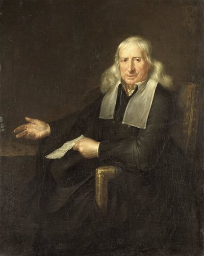 Retrato de Jan van Lennep, o Ancião (1634-1711). Mercador de Amesterdão em Seda, Pano de Ouro e Prata e Coleccionador de Arte de Anonymous