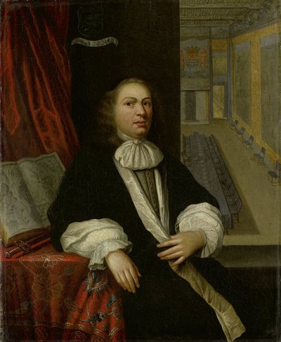 Retrato de Justus de Huybert, Escrivão dos Estados da Zeelandia e do Almirantado de Anonymous