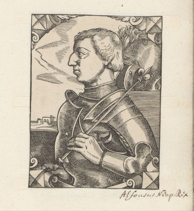 Retrato de Alfons V de Aragão de Anonymous
