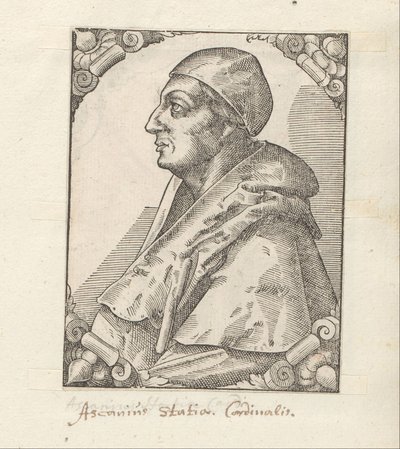 Portret de Ascanio Sforza de Anonymous