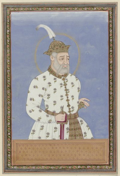 Retrato de Bara Malik; foi primeiro vizir do sultão que governava a cidade de Bidar (?); mais tarde tornou-se governante da Golconda e fundou a Golconda de Anonymous
