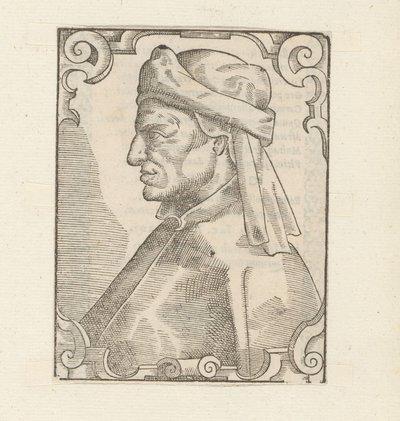 Retrato de Bartolus de Sassoferrato de Anonymous