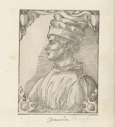 Portret van Braccio da Montone de Anonymous