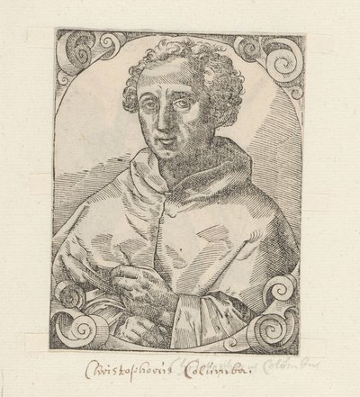 Retrato de Cristóvão Colombo de Anonymous