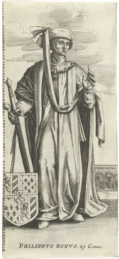 Retrato de Filipe, o Bom
Philippvs Bonvs 27 Comes (título sobre o objecto) de Anonymous