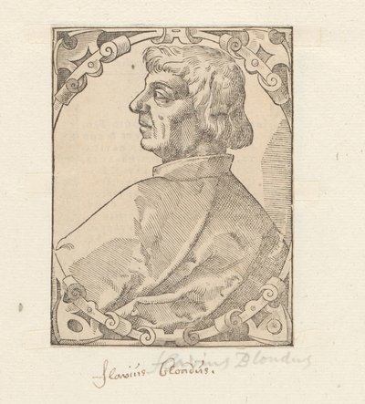 Portret de Flavio Biondo de Anonymous