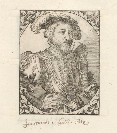 Retrato de Francisco I de Valois-Angoulême, rei da França de Anonymous