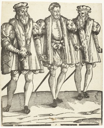 Retrato de Gaspard, François e Odet de Coligny de Anonymous