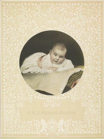 Retrato de Juliana, Rainha da Holanda de Anonymous