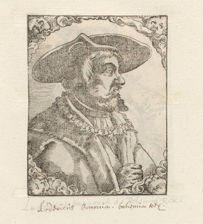 Retrato de Luís II da Hungria de Anonymous