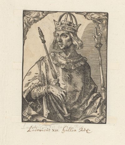 Retrato de Luís XII, rei da França de Anonymous