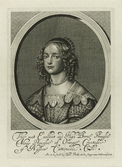 Retrato de Maria Henrietta Stuart de Anonymous