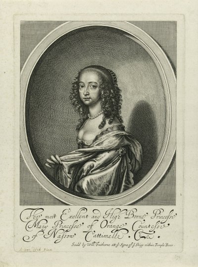 Retrato de Maria Henrietta Stuart de Anonymous