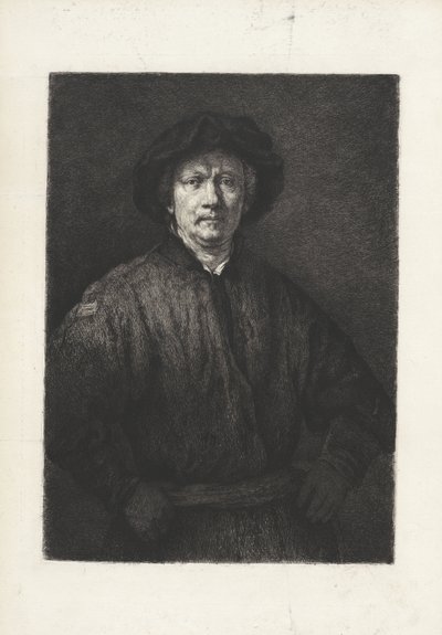 Retrato de Rembrandt Harmensz. do Reno de Anonymous