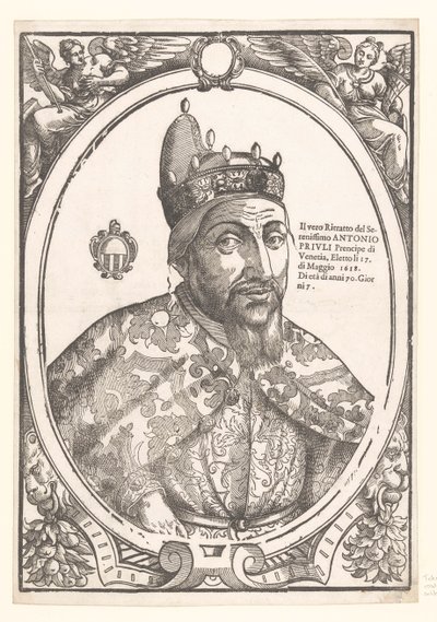 Retrato de Doge Antonio Priuli
O Retrato Verdadeiro de Antonio Priuli Mais Sereno (...) (título sobre o objecto) de Anonymous