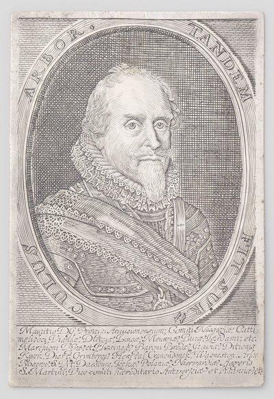 Retrato do Príncipe Maurice de Nassau de Anonymous