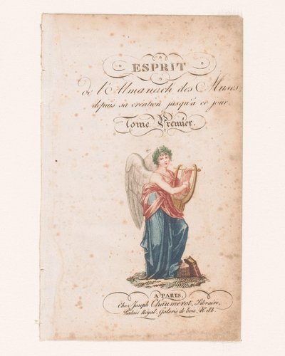 Poesia
Página de título para: René de Chazet, L
