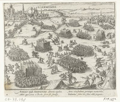 Roermond levado por Guilherme de Orange, 1572 de Anonymous