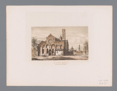 Ruínas da igreja de Maria em Utrecht
De Sinte-Marye (título sobre o objecto) de Anonymous