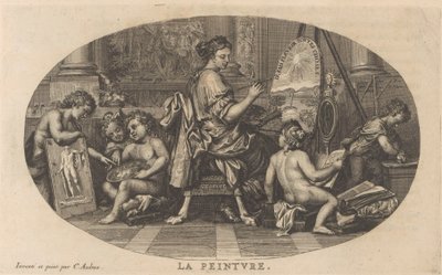 Schilderkunst Pintura (título no objeto) O Gabinete de Belas Artes, ou Colecção das Mais Belas Gravuras, gravado segundo as Pinturas Originais (...) (título da série) de Anonymous