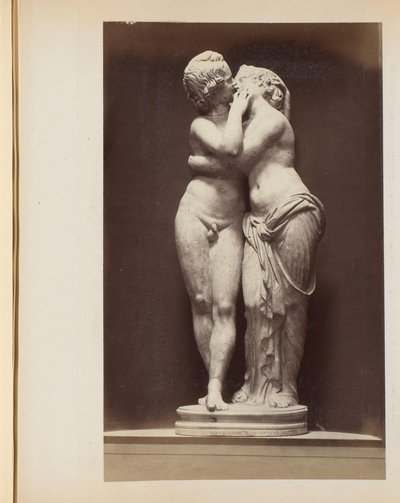 Escultura de Amor e Psique nos Museus Capitolinos em Roma, Itália de Anonymous