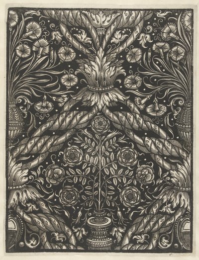 Folha de Papel de Parede com Vaso e Flores
Ornamento encontrou-se com o florescimento de Anonymous