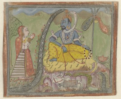 Shiva e Parvati de Anonymous