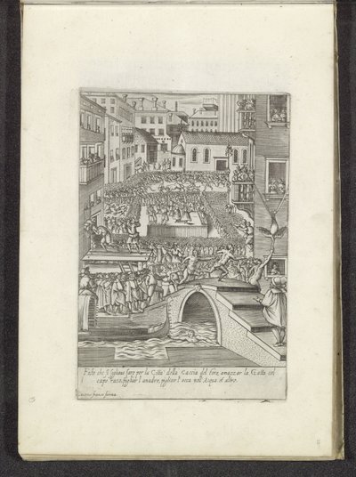 Straatfeest te Venetië Scènes uit het Venetiaanse leven (título da série) Habiti d