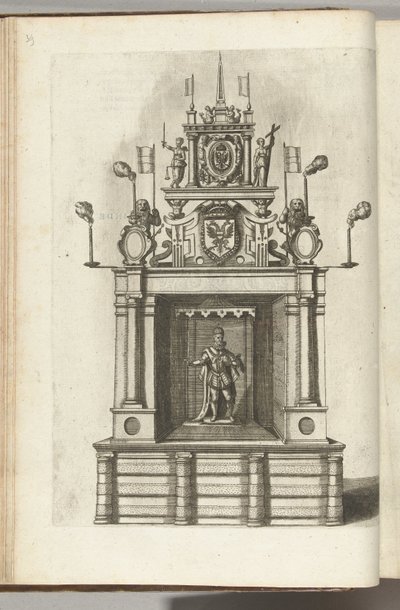 Palco com o Imperador Fernando I, 1594 de Anonymous