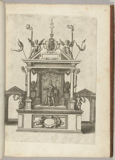 Cena com o imperador Rudolf II, 1594 de Anonymous
