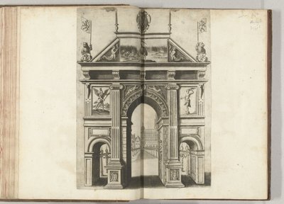 Portão Triunfal com a Garça, 1594 de Anonymous