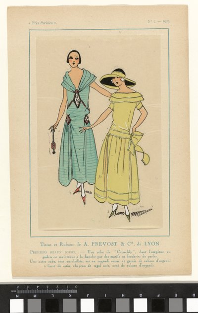 Muito parisiense, 1923, nº 2: Tecidos e Fitas de A. PRÉVOST & Cie. de Lyon... de Anonymous