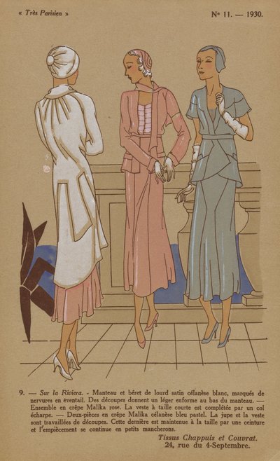 Muito parisiense, 1930, nº 11: 9. - Na Riviera... de Anonymous