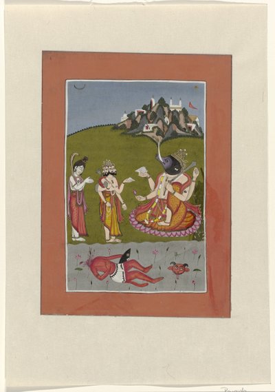 Varaha (encarnação de Vishnu como um javali)
Avatares de Vishnu (título da série) de Anonymous