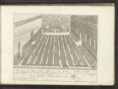 Vergadering na Sala del Maggior Consiglio Scènes uit het Venetiaanse leven (título da série) Habiti d