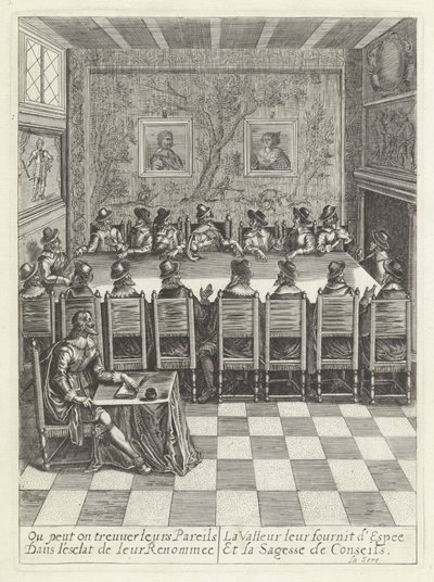 Vergadering van de Staten-Generaal História da entrada da Rainha Mãe do Rei Cristão nas Províncias Unidas dos Países Baixos. (título da série) de Anonymous