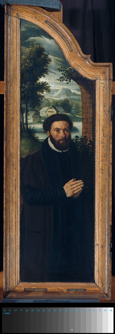 Asa de um Tríptico com o Retrato de Julien de Brouckere de Anonymous