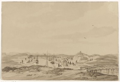 Escavação de areia nas dunas perto de Haia, 1846 de Anonymous