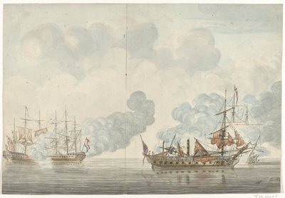 Batalha Naval de Cádis, 1781 de Anonymous