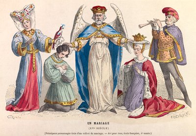 Um casamento no século XVI - Um casamento no século XVI - colecção privada de Anonymous Anonymous