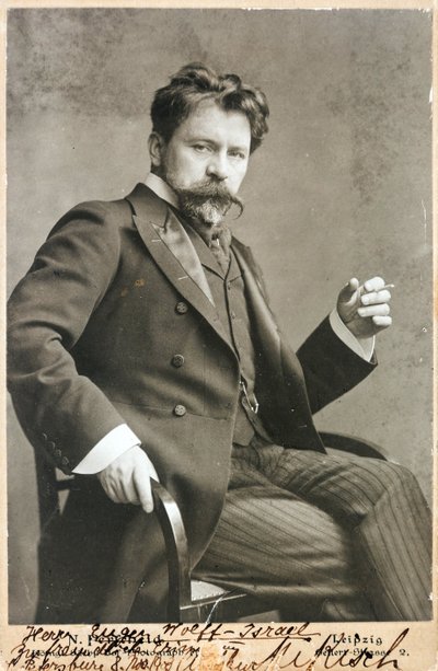 Arthur Nikisch - Retrato do maestro Arthur Nikisch (1855-1922) - Anônimo. Fotografia de Anonymous Anonymous