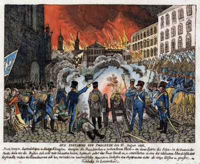 Bataille de Smolensk (1812) - A captura de Smolensk em 18 de agosto de Anonymous Anonymous
