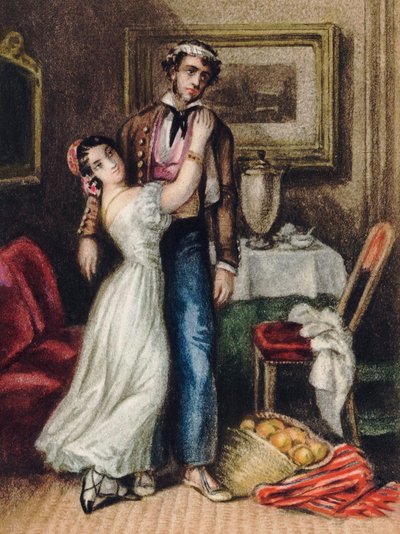 Carmen, por Merimee, Prosper (1803-1870). Litografia a cores de Anonymous Anonymous