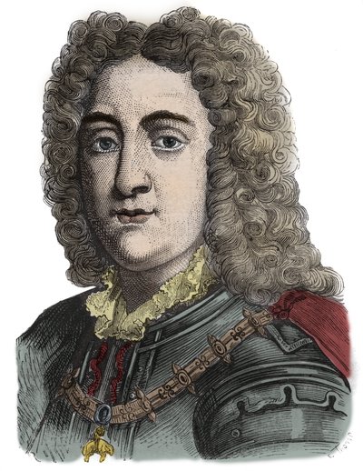 Carlos VI, Santo Imperador Romano (1685-1740) - Carlos de Habsburgo (Carlos von Habsburg) (Carlos VI do Santo Império) 1685-1740 - Gravura de Anonymous Anonymous