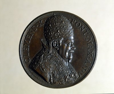 Clemente X (1590 - 1676). Medalha de Bronze. , Milão de Anonymous Anonymous